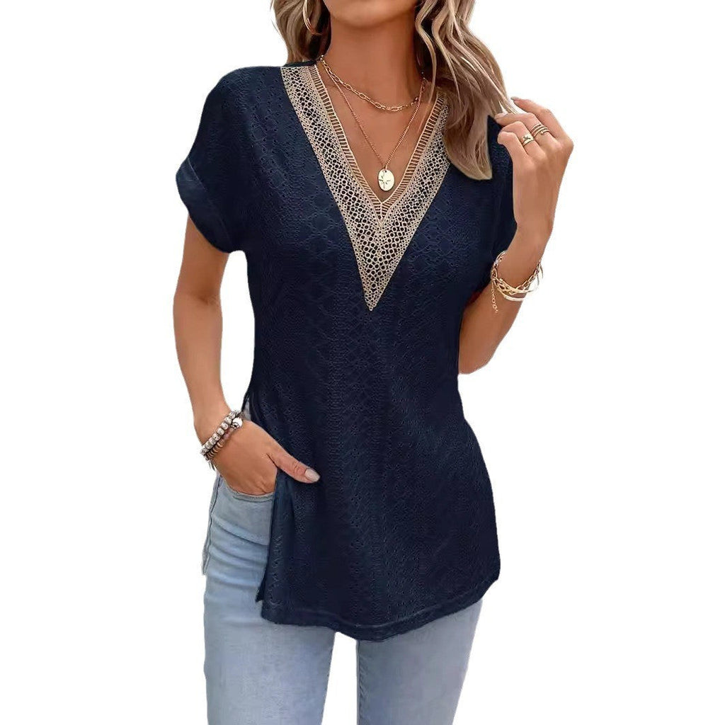 Eline Lace Batwing Sleeve Tee