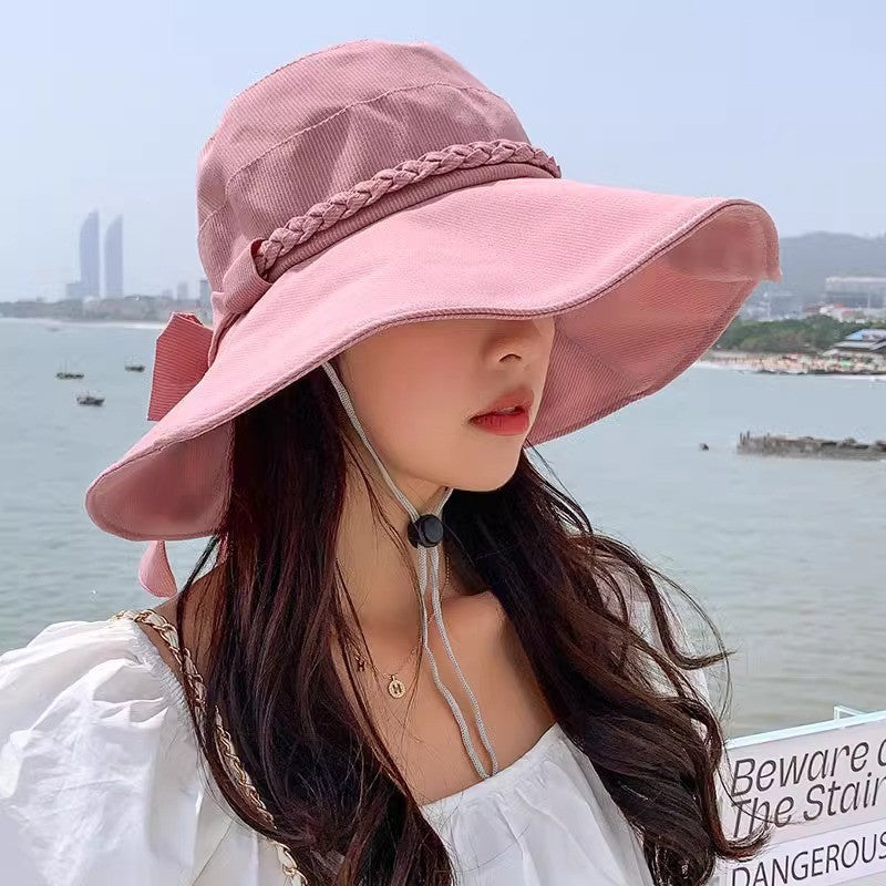 Eloria Wide Brim Sun Hat with Bow
