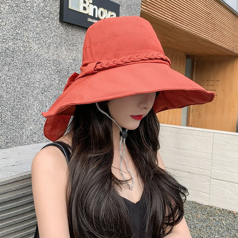 Eloria Wide Brim Sun Hat with Bow