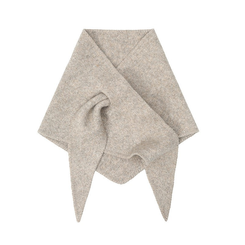 Eloria Wool Triangle Shawl