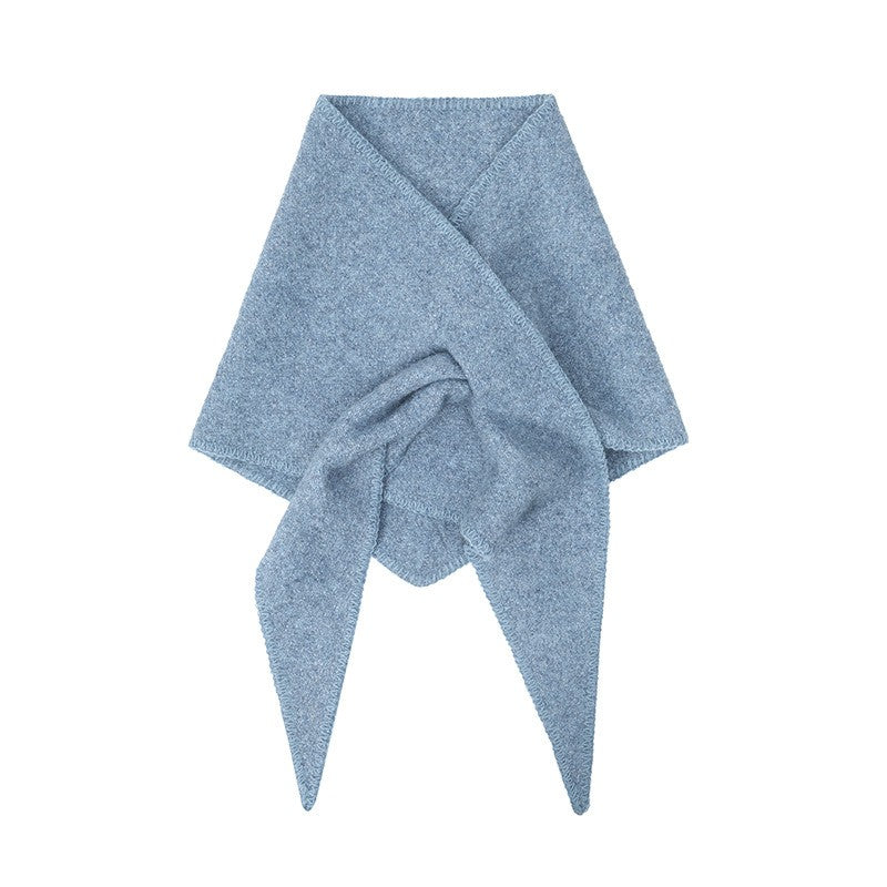 Eloria Wool Triangle Shawl