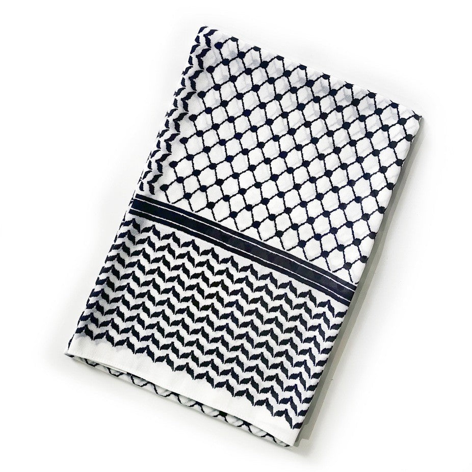 Elvara Chiffon Plaid Scarf