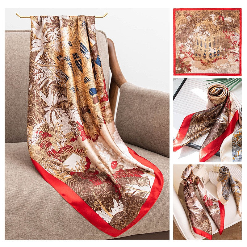 Liora Printed Square Shawl