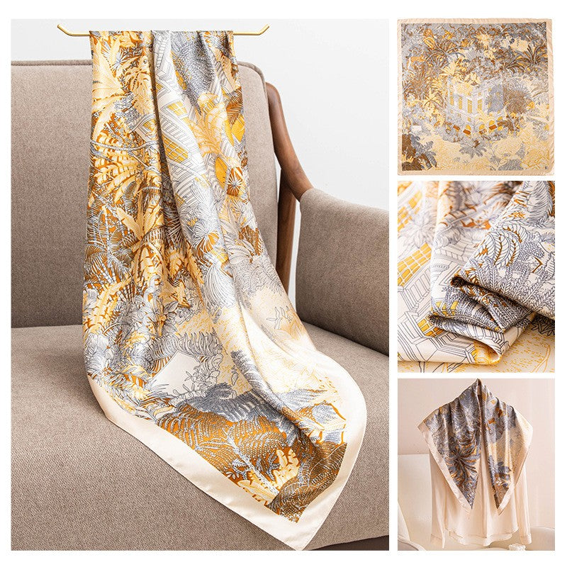 Liora Printed Square Shawl