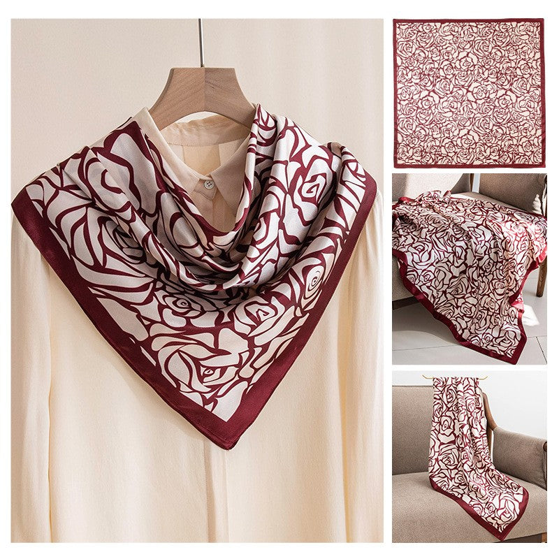 Liora Printed Square Shawl