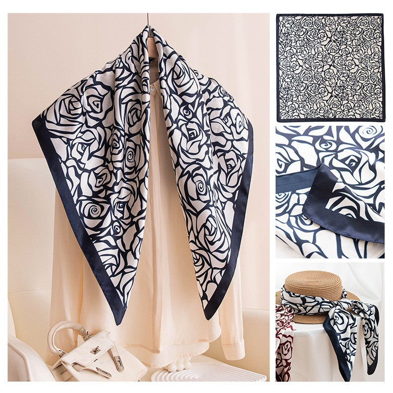 Liora Printed Square Shawl