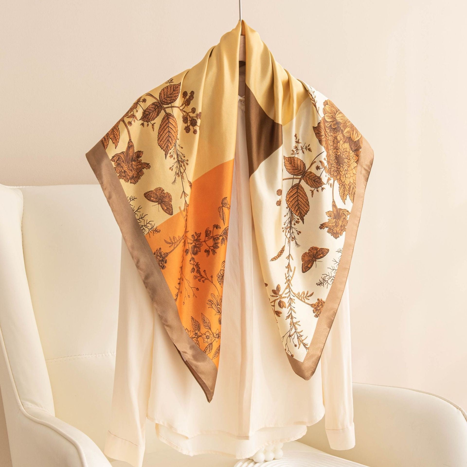 Liora Printed Square Shawl