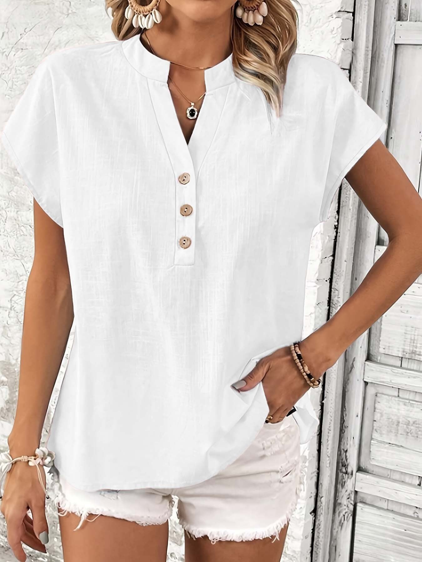 Lorine Linen Blend Shirt