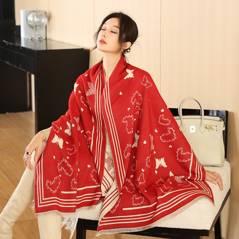 Marisse Cashmere-Feel Winter Scarf