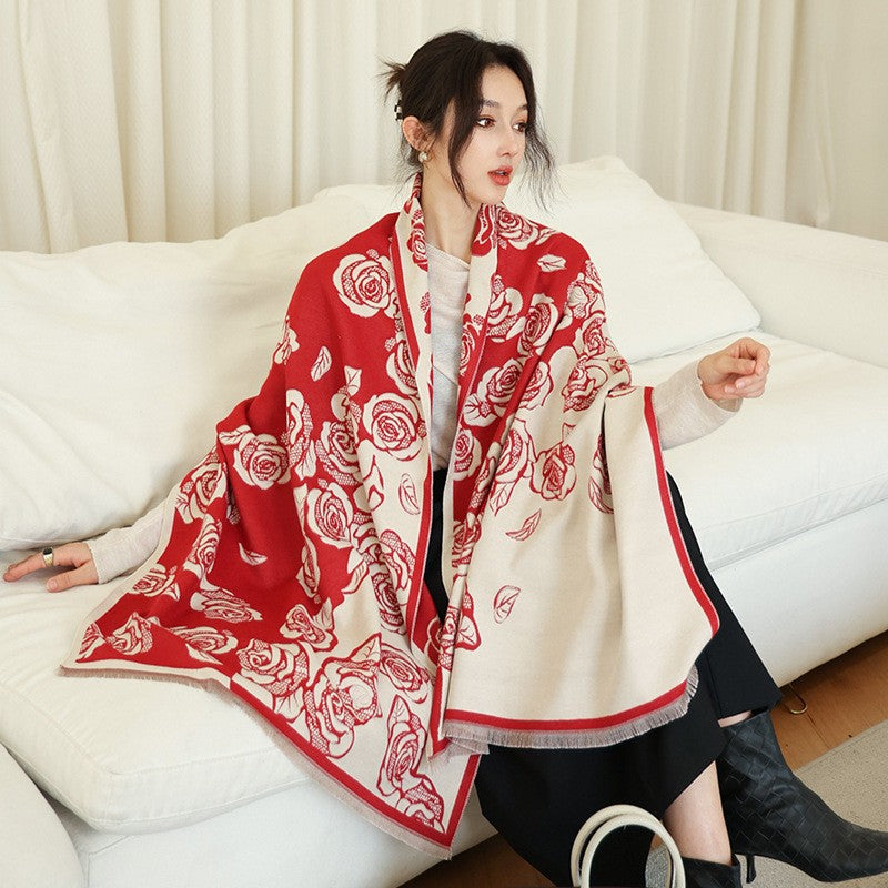 Marisse Cashmere-Feel Winter Scarf