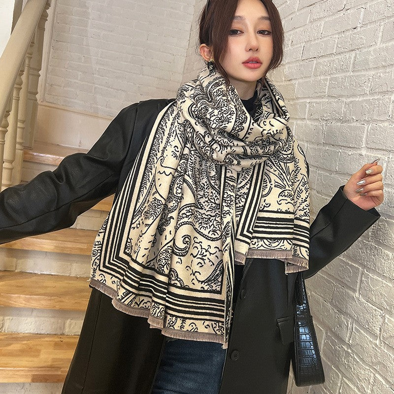 Marisse Cashmere-Feel Winter Scarf