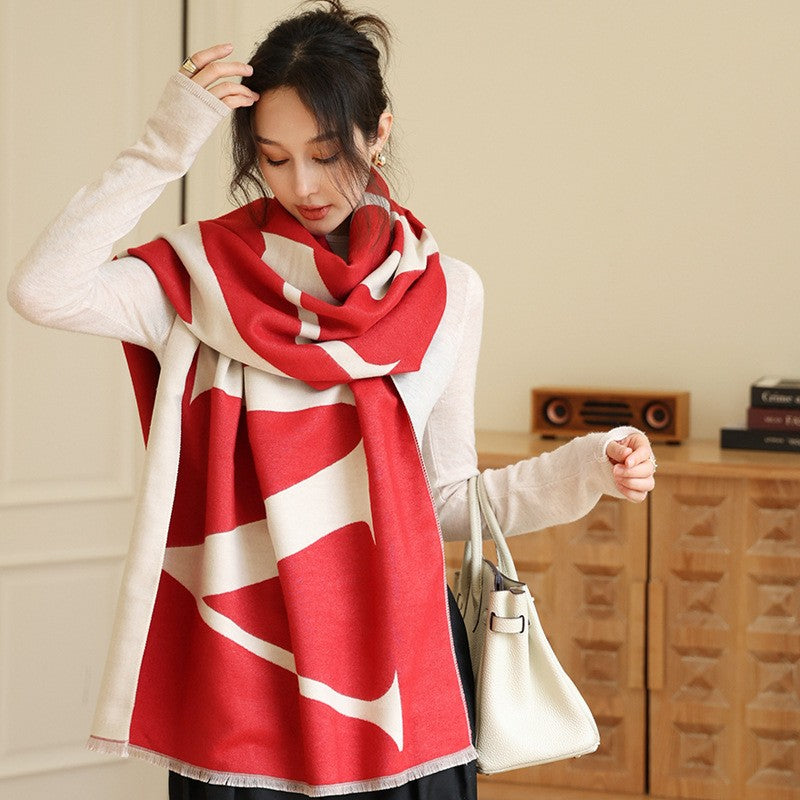 Marisse Cashmere-Feel Winter Scarf