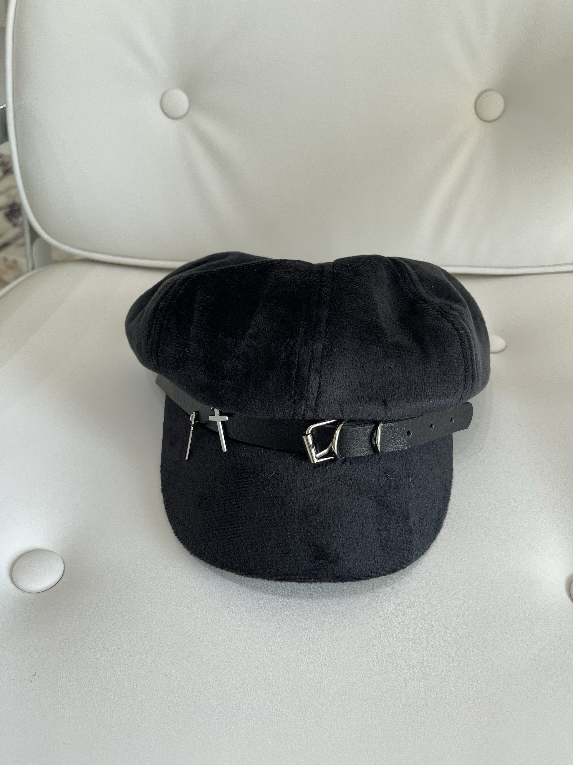 Nareen Cross Embroidered Beret