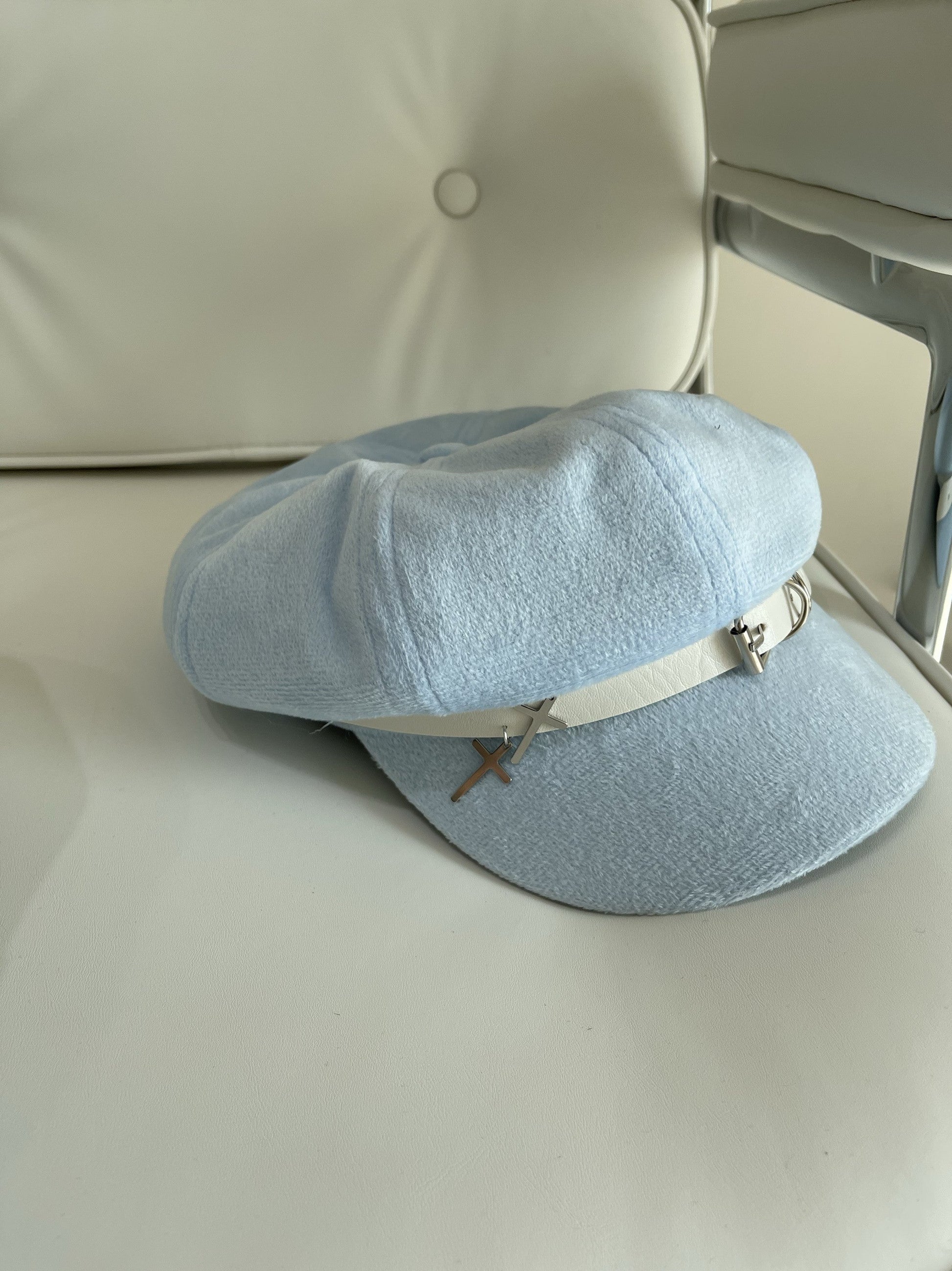 Nareen Cross Embroidered Beret