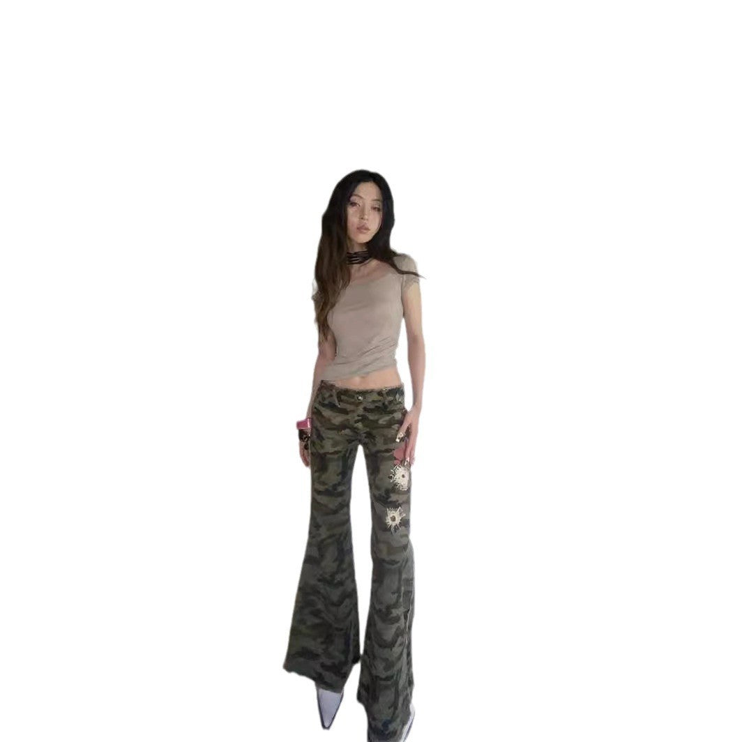 Rhea Retro Print Oversized Tee