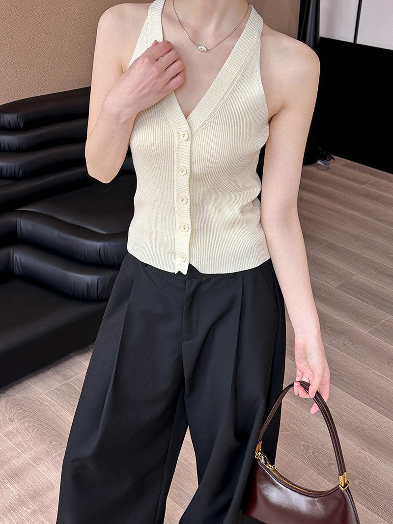 Sorelle V-neck Knit Vest