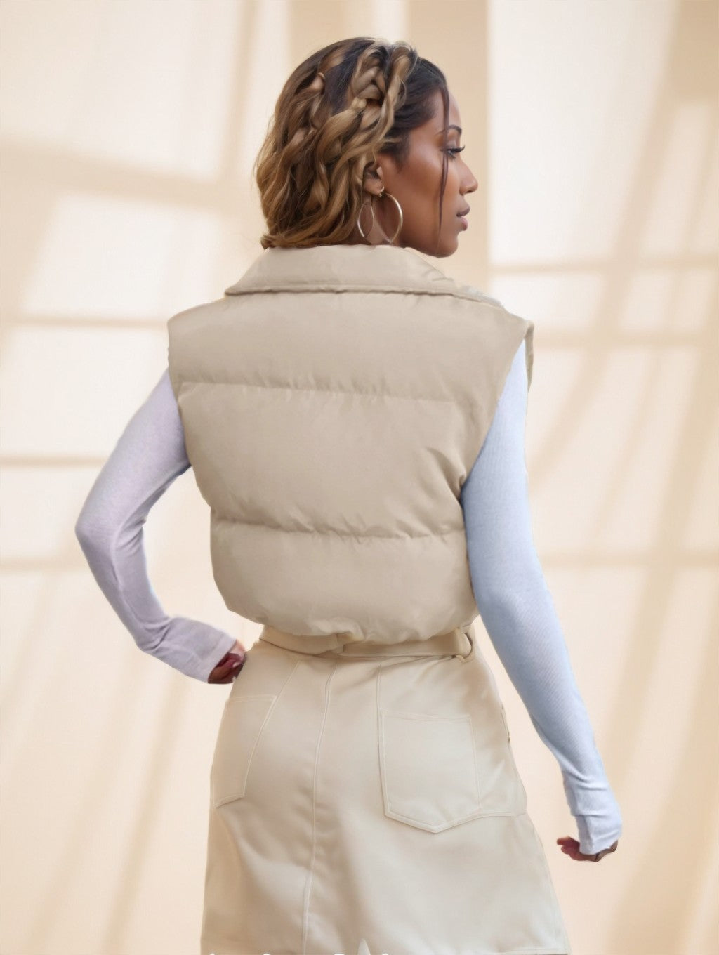 Veyra Asymmetrical Zip Vest